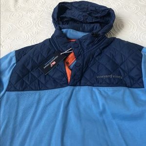 Men’s vineyard vines perf snap placket size M